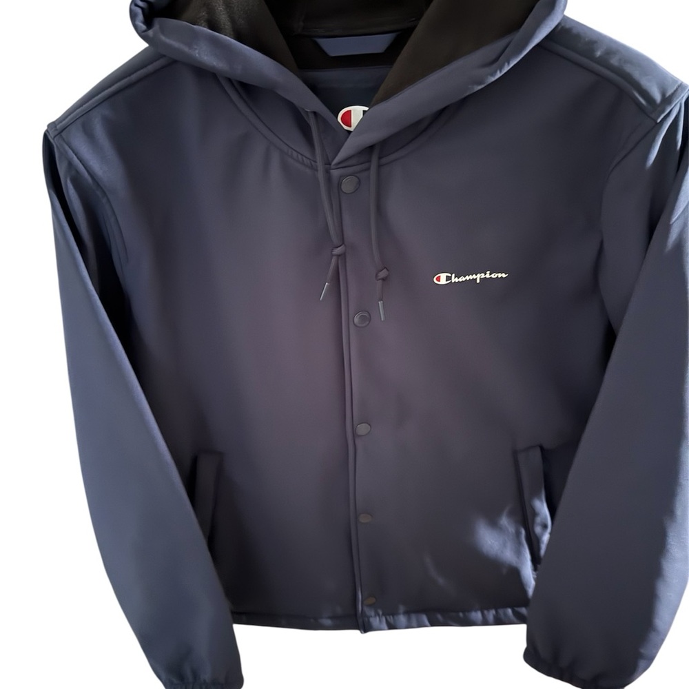Champion Men's Navy Hooded Windbreaker